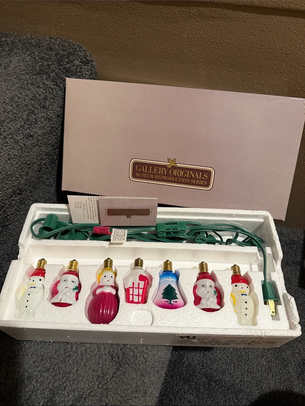1984 Avon Victorian Style Christmas Lights Henry Ford Museum Glass Gallery